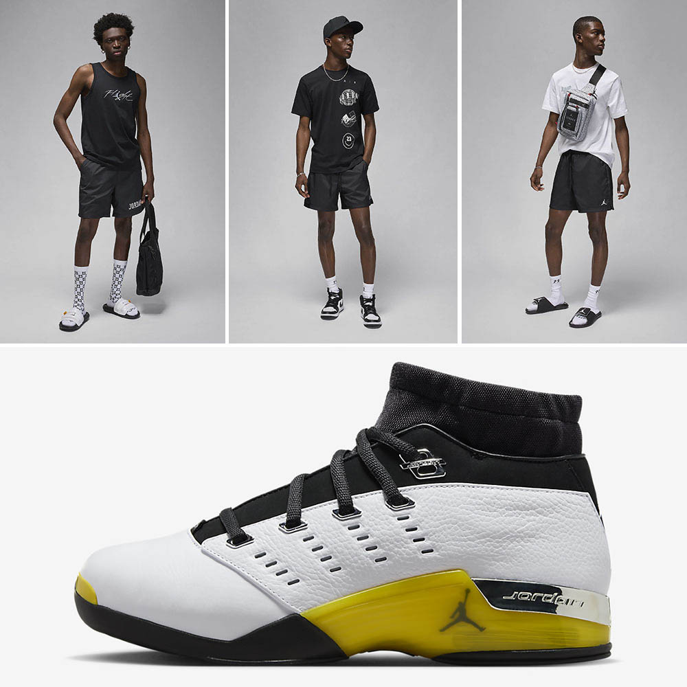 Air Jordan 17 Low Lightning 2024 Outfits 3