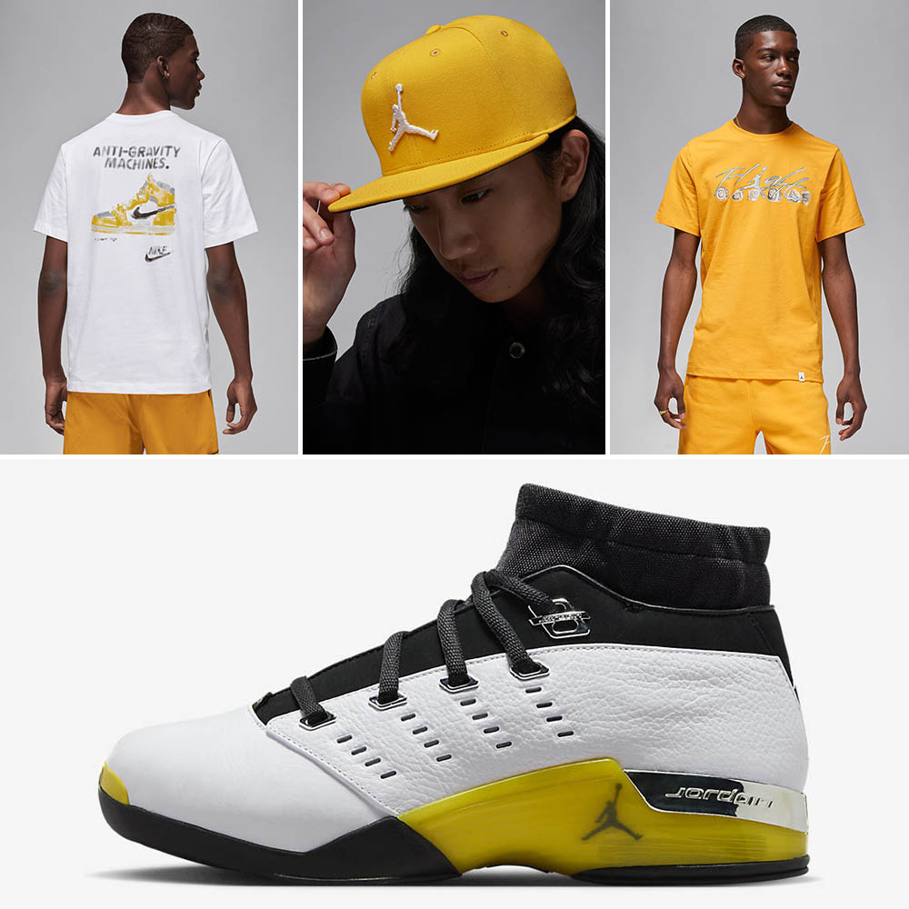 Air Jordan 17 Low Lightning Outfits