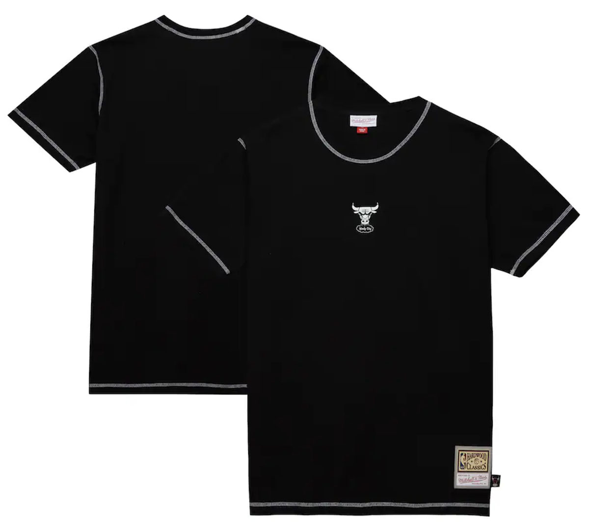  Chicago-Bulls-Mitchell-and-Ness-Black-White-Shirt