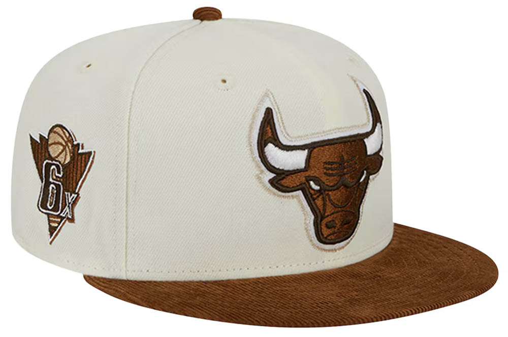 Chicago-Bulls-New-Era-2-Tone-Corduroy-Visor-59fifty-Fitted-Hat-Cream-Brown-1