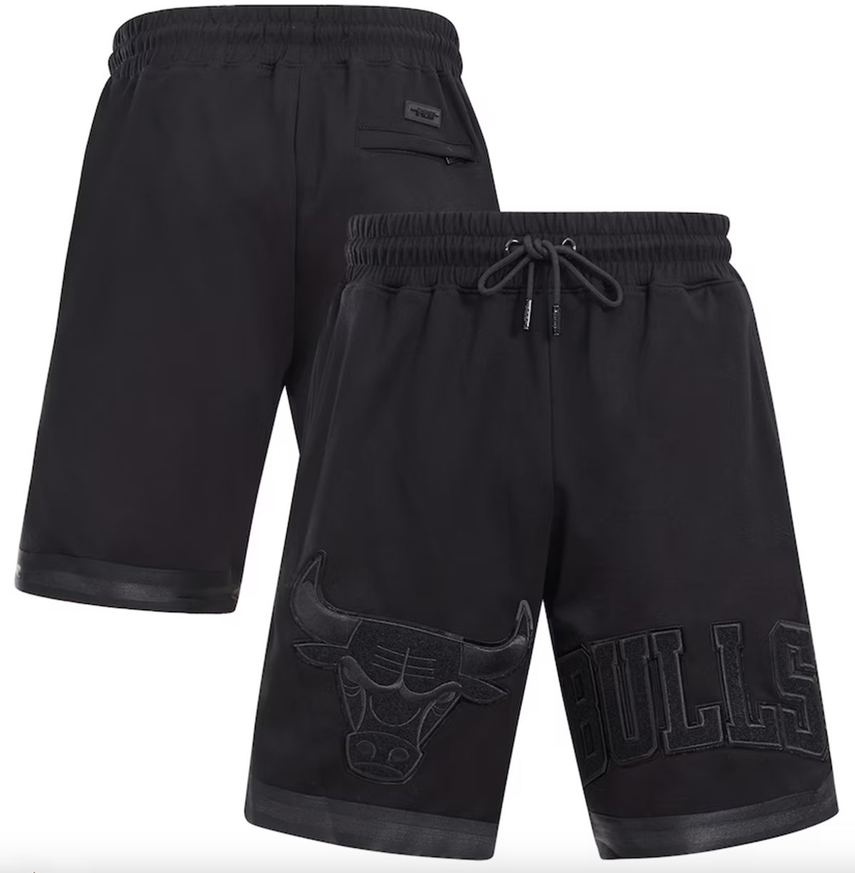 Chicago-Bulls-Pro-Standard-Triple-Black-Shorts