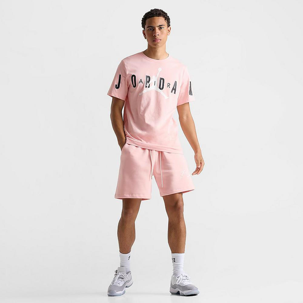 jordan COOL Air Stretch T Shirt Shorts Legend Pink Outfit