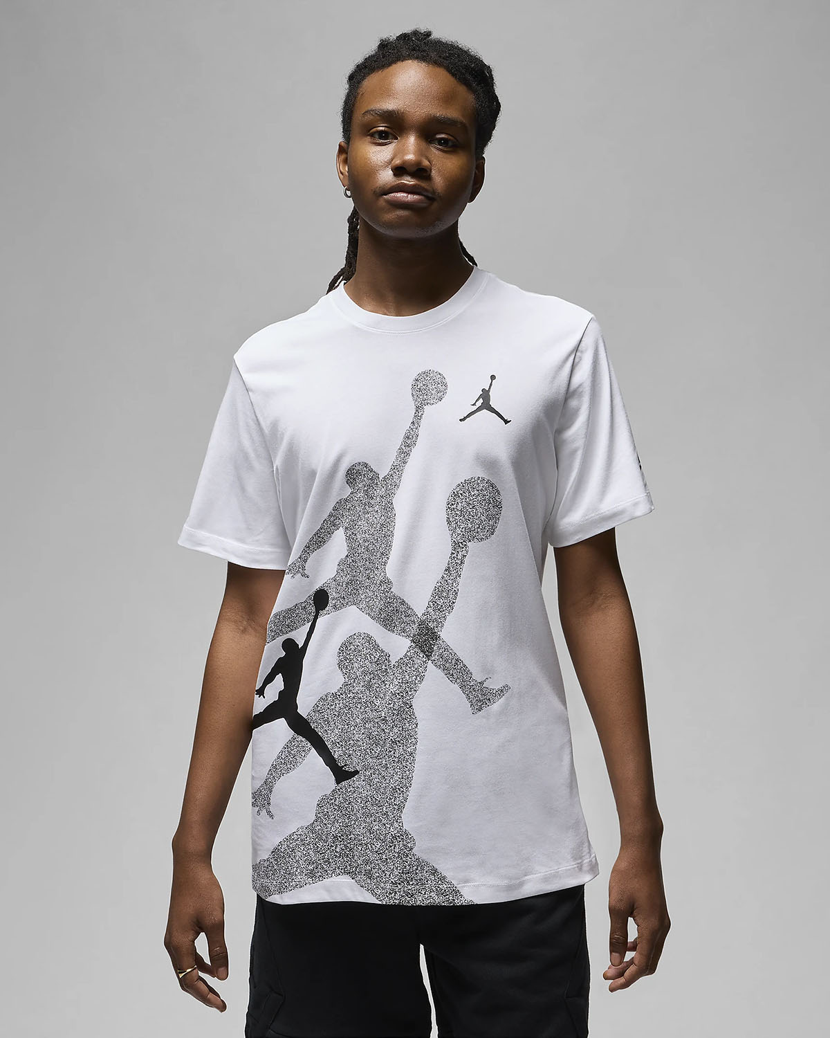 Jordan Jumpman T Shirt White Black 1