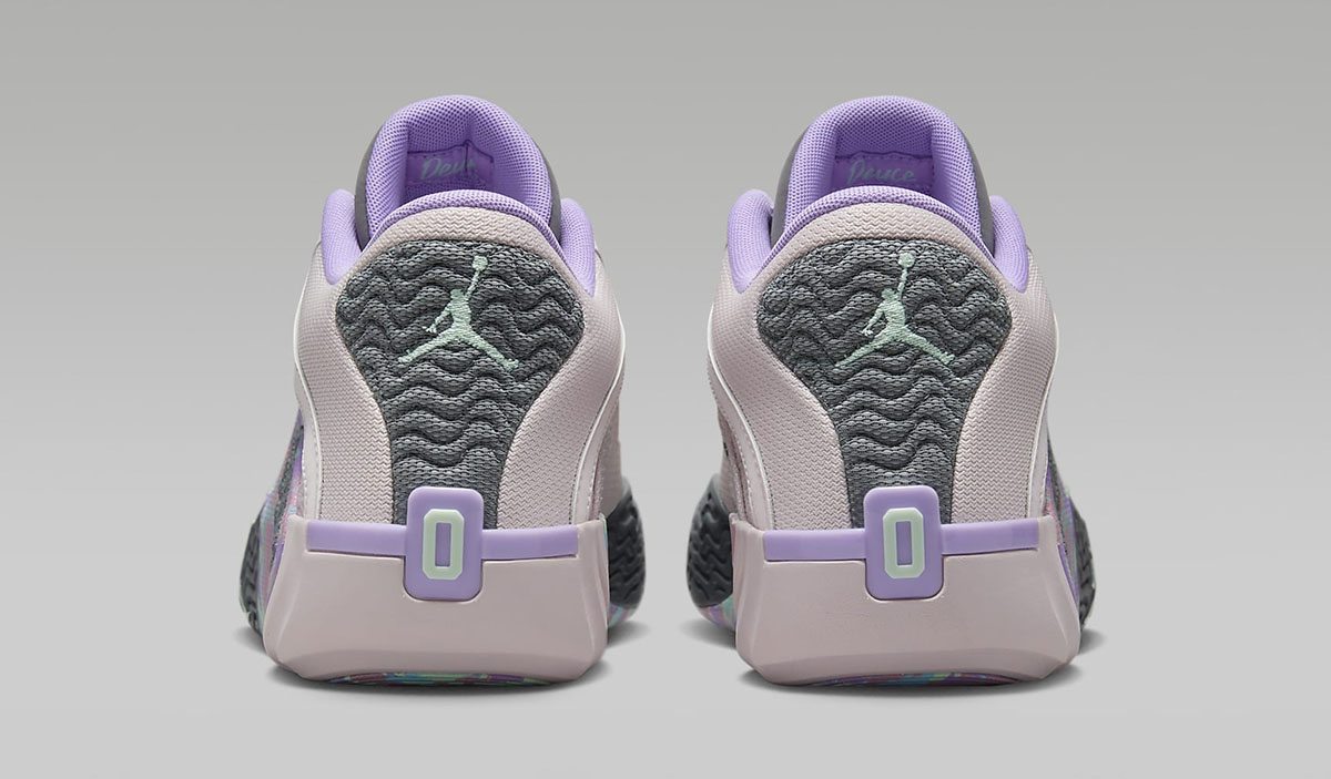 The flexible outsole of The Jordan Air Zoom 85 Runner Sidewalk Chalk Shoes 5