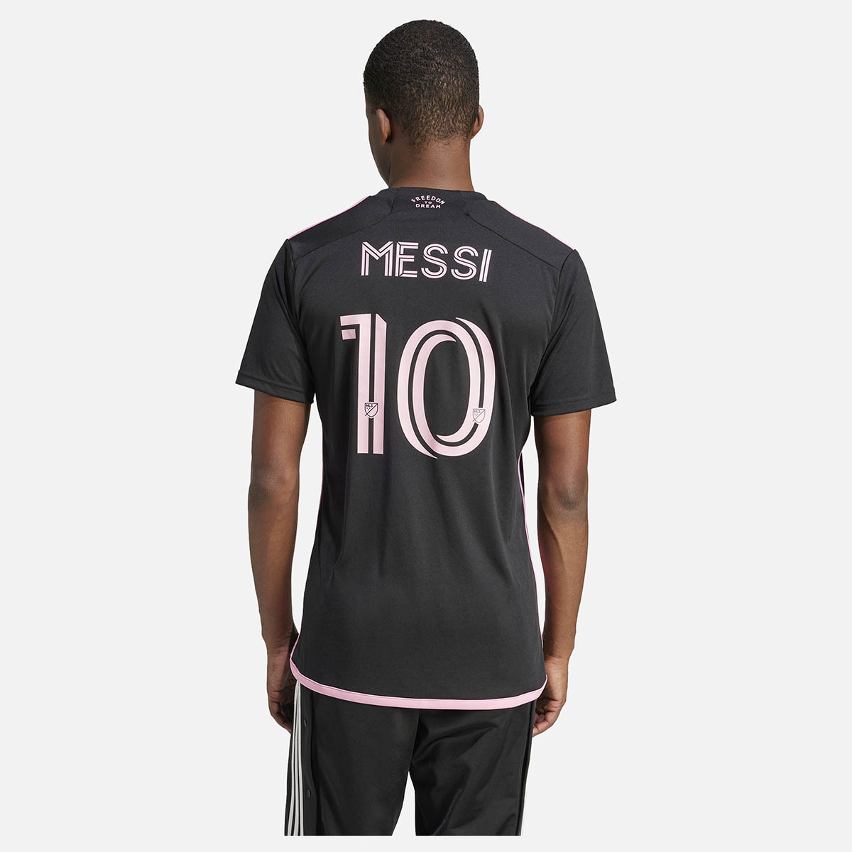 Lionel Messi adidas Inter Miami Away Jersey Black Pink 2