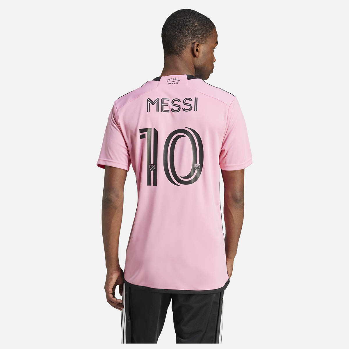 Lionel Messi adidas Inter Miami Home Jersey Pink Black 2