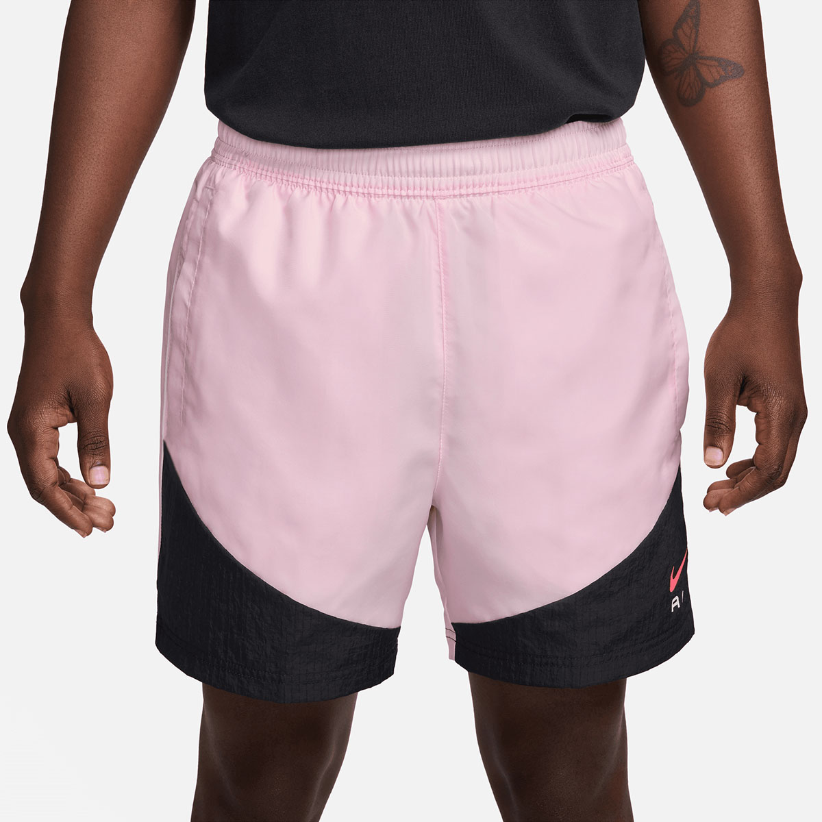 Nike Air Woven Shorts Pink Black 1