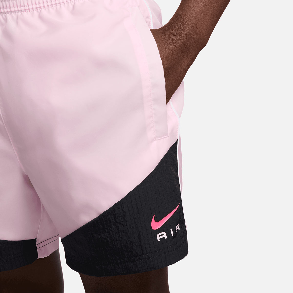 Nike Air Woven Shorts Pink Black 2