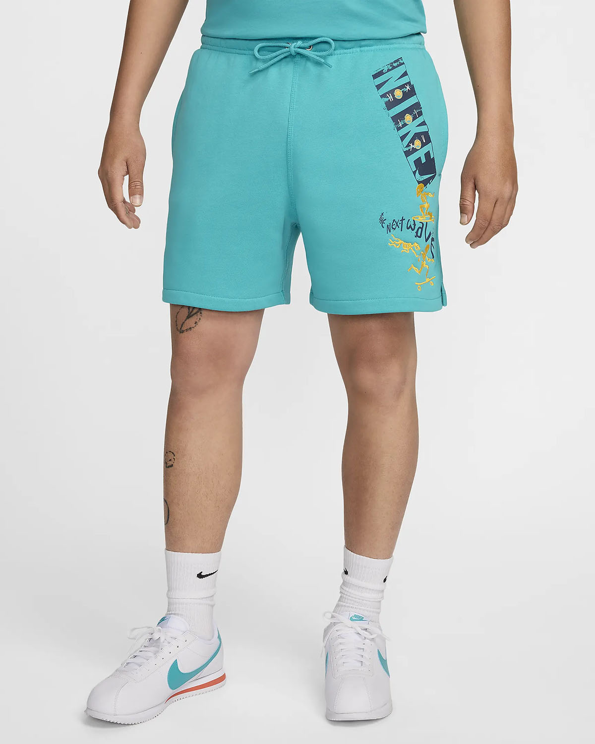 Nike Club French Terry Flow Shorts Dusty Cactus 1