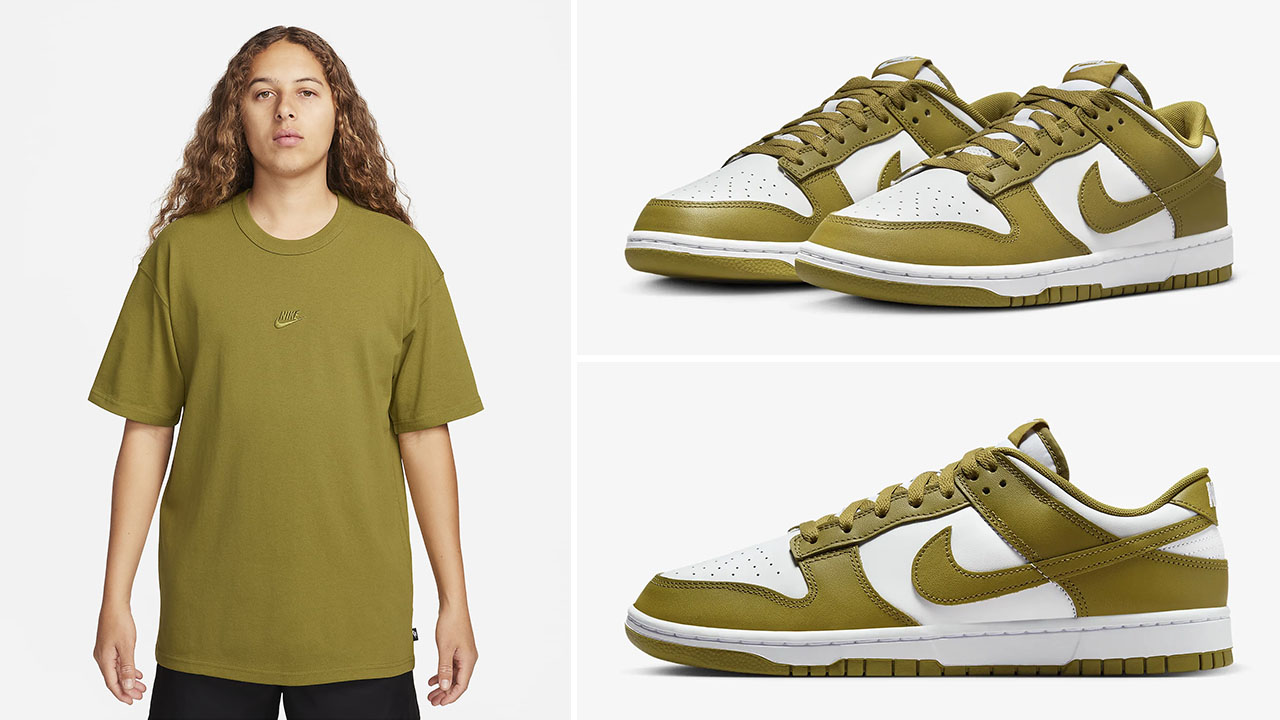 Nike Dunk Low Pacific Moss Shirt Outfit