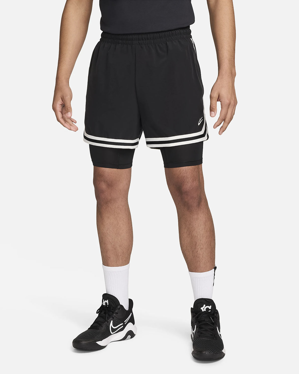 Nike KD 17 2 in 1 Basketball Shorts Black
