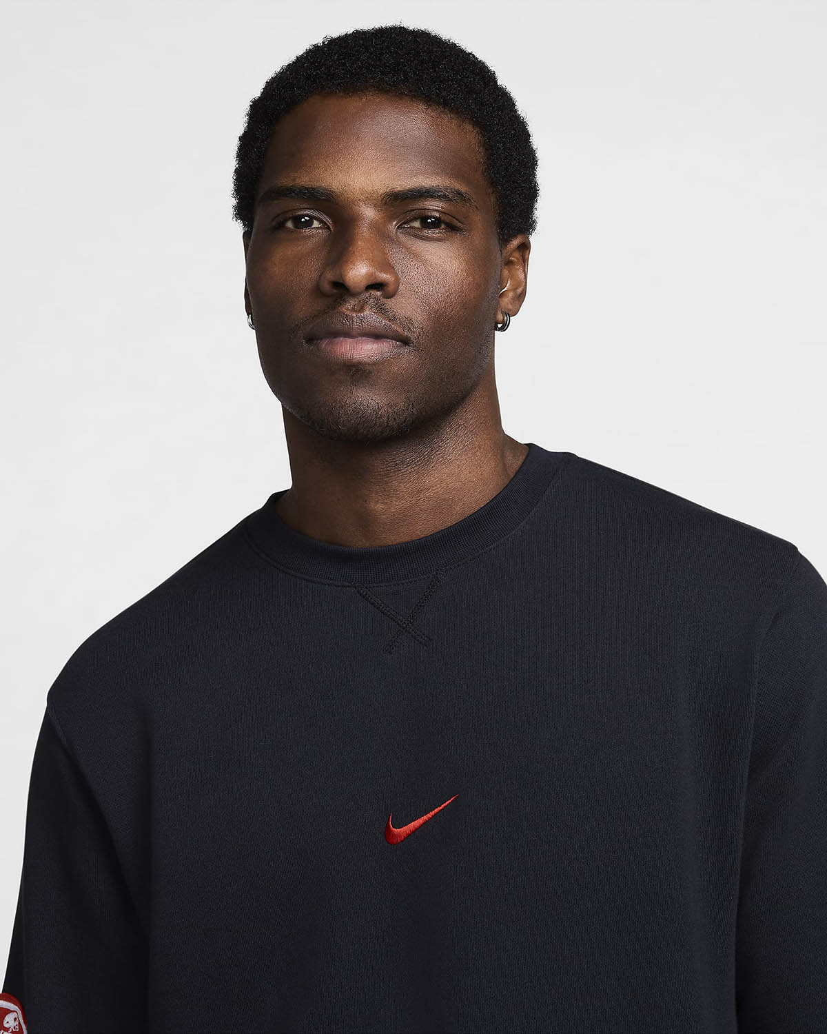 Nike Sportswear Club Fleece Surf Skate Sweatshirt Black 8