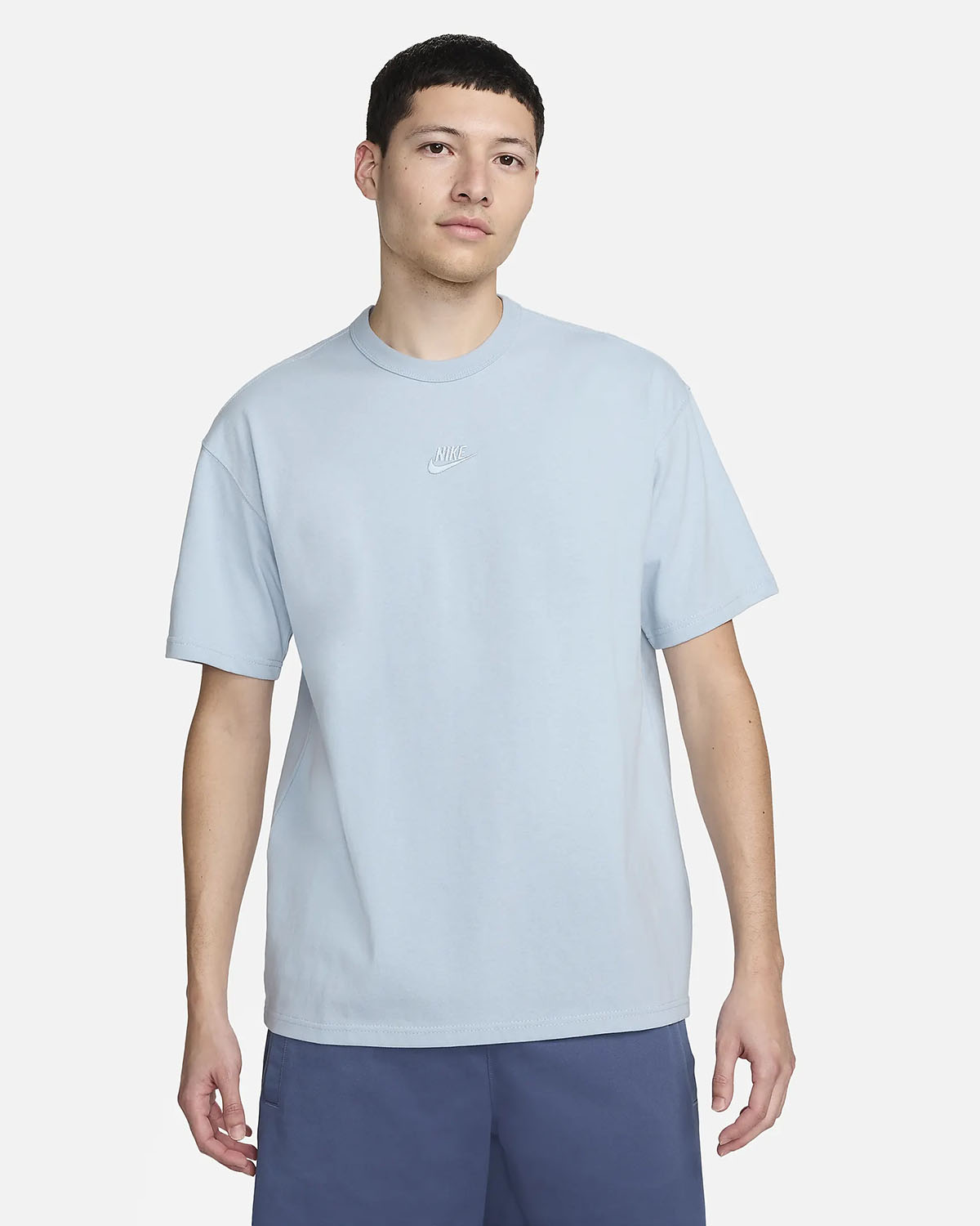 Nike Sportswear Premium Essentials T Shirt Light Armory Blue 1