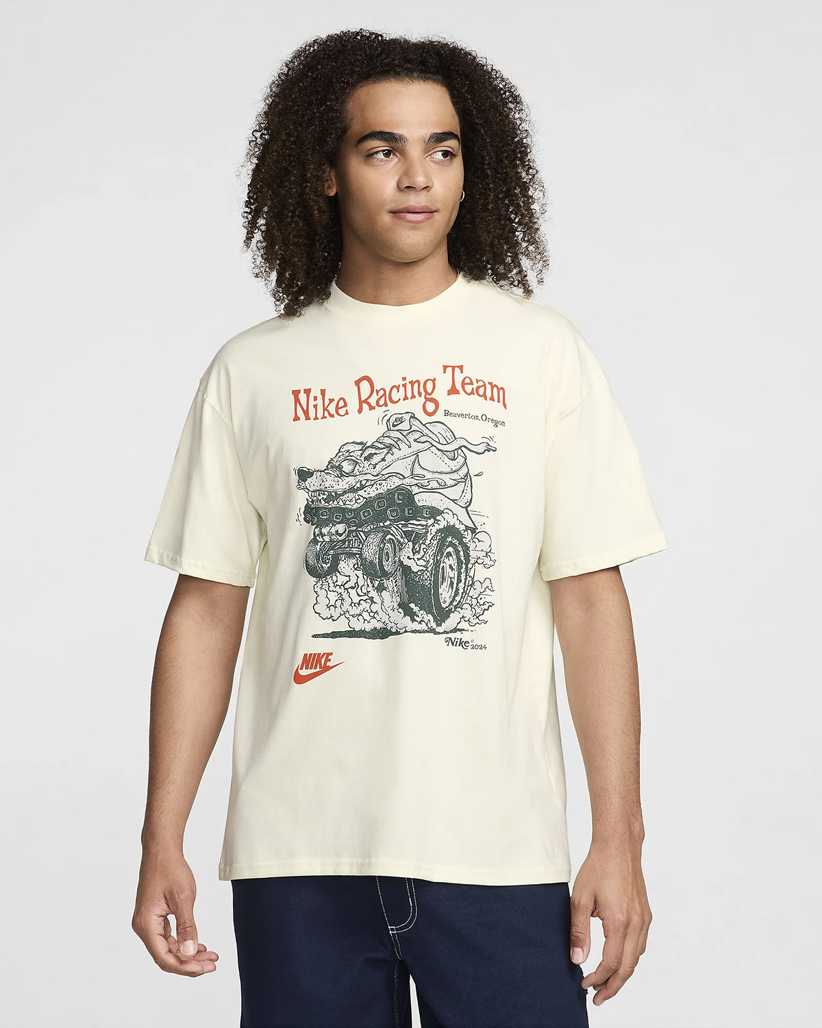 Nike Sportswear Racing Team T Shirt Sea Glass