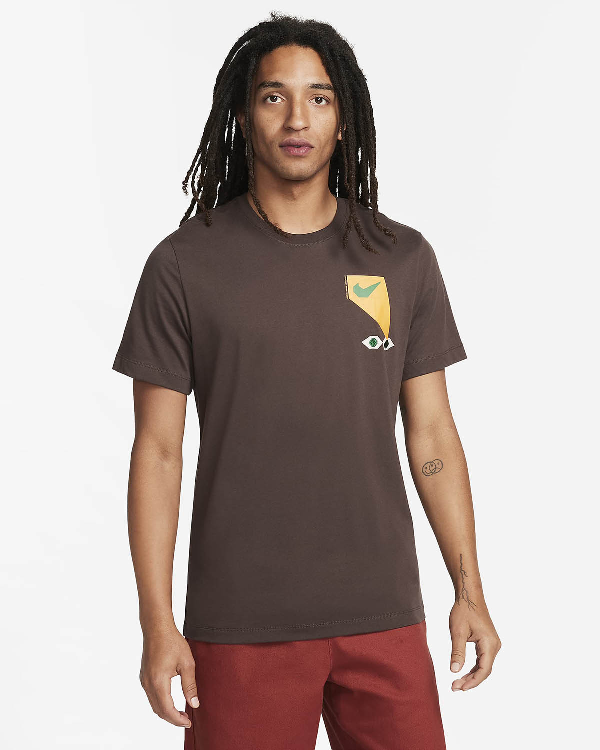Nike Sportswear T Shirt Baroque Brown 1