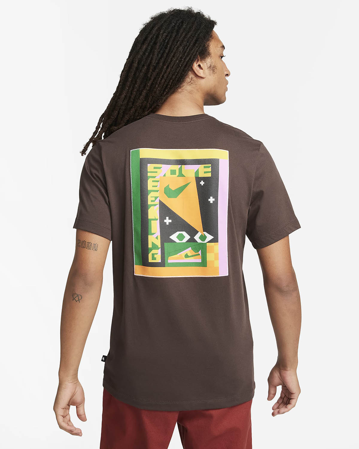Nike Sportswear T Shirt Baroque Brown 2