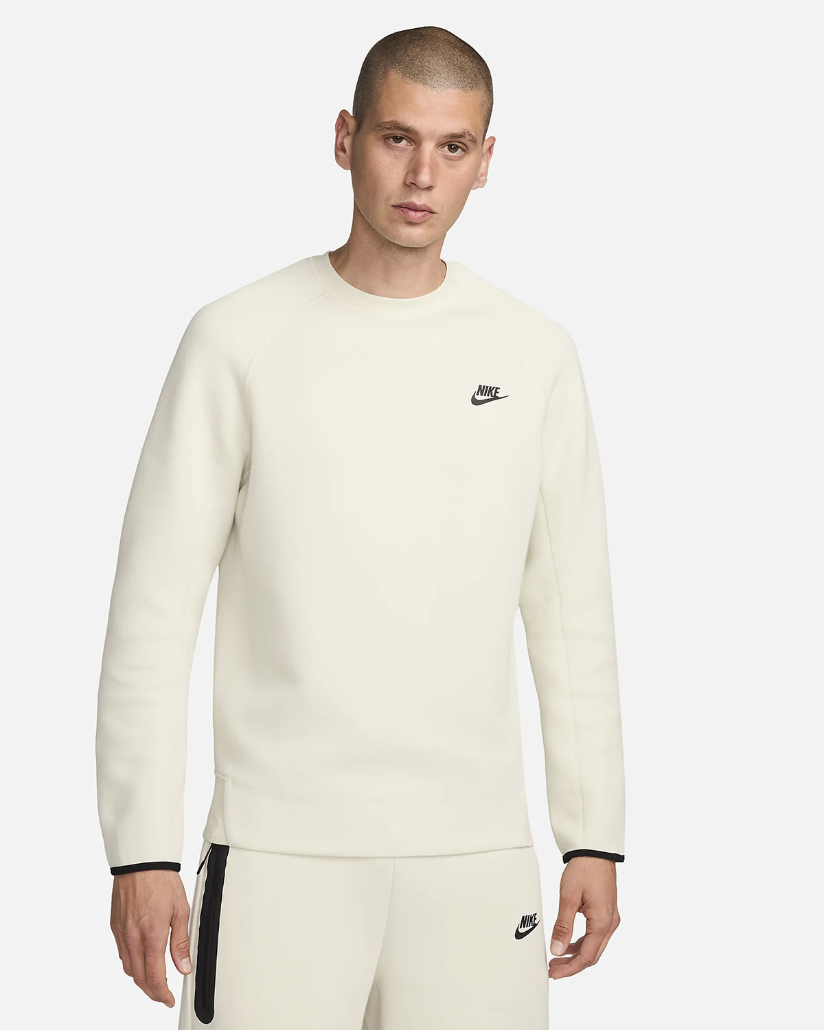 Nike Sportswear Tech Fleece Crew Sweatshirt Sea Glass