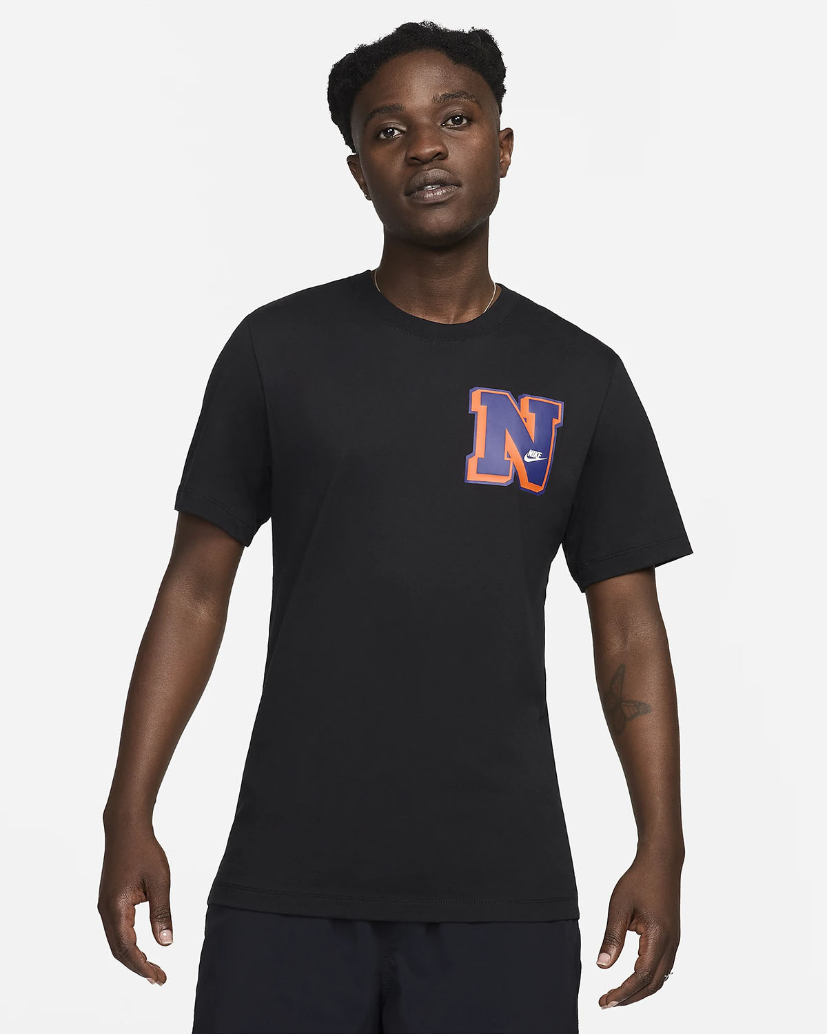 Nike Sportswear Varsity T Shirt Black 1