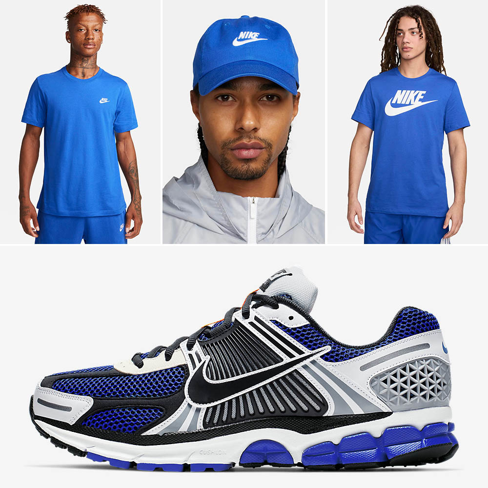 Nike Zoom Vomero 5 Racer Blue Shirts Hats Outfits