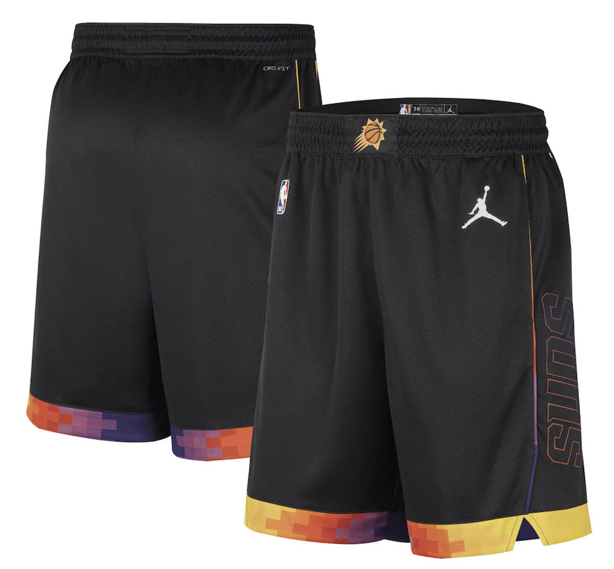 Phoenix-Suns-Jordan-Basketball-Shorts