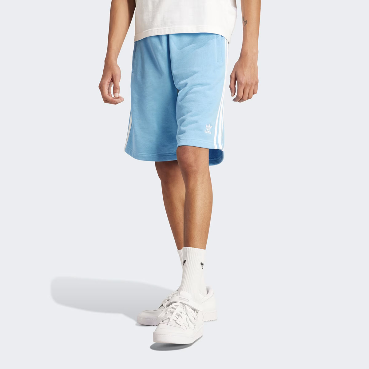 adidas Adicolor 3 Stripe Shorts Semi Blue Burst