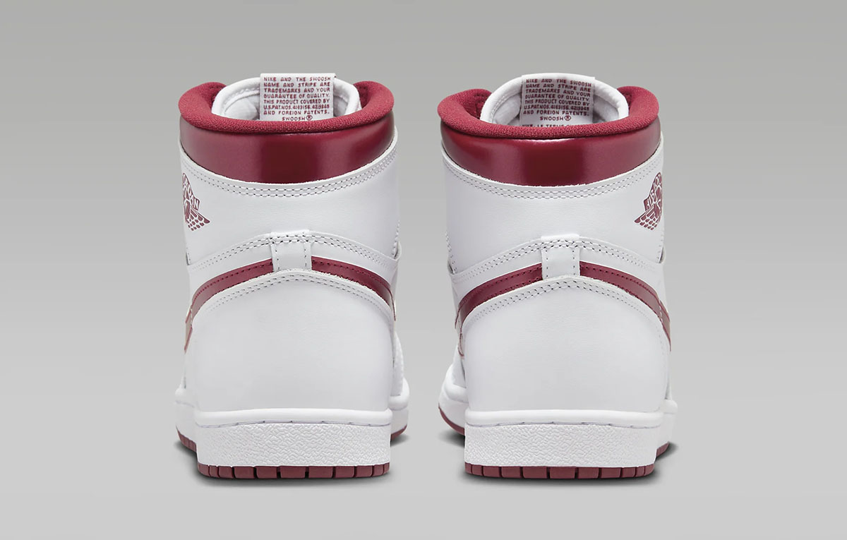 Air Jordan 1 High 85 Metallic Red Burgundy Shoes 5