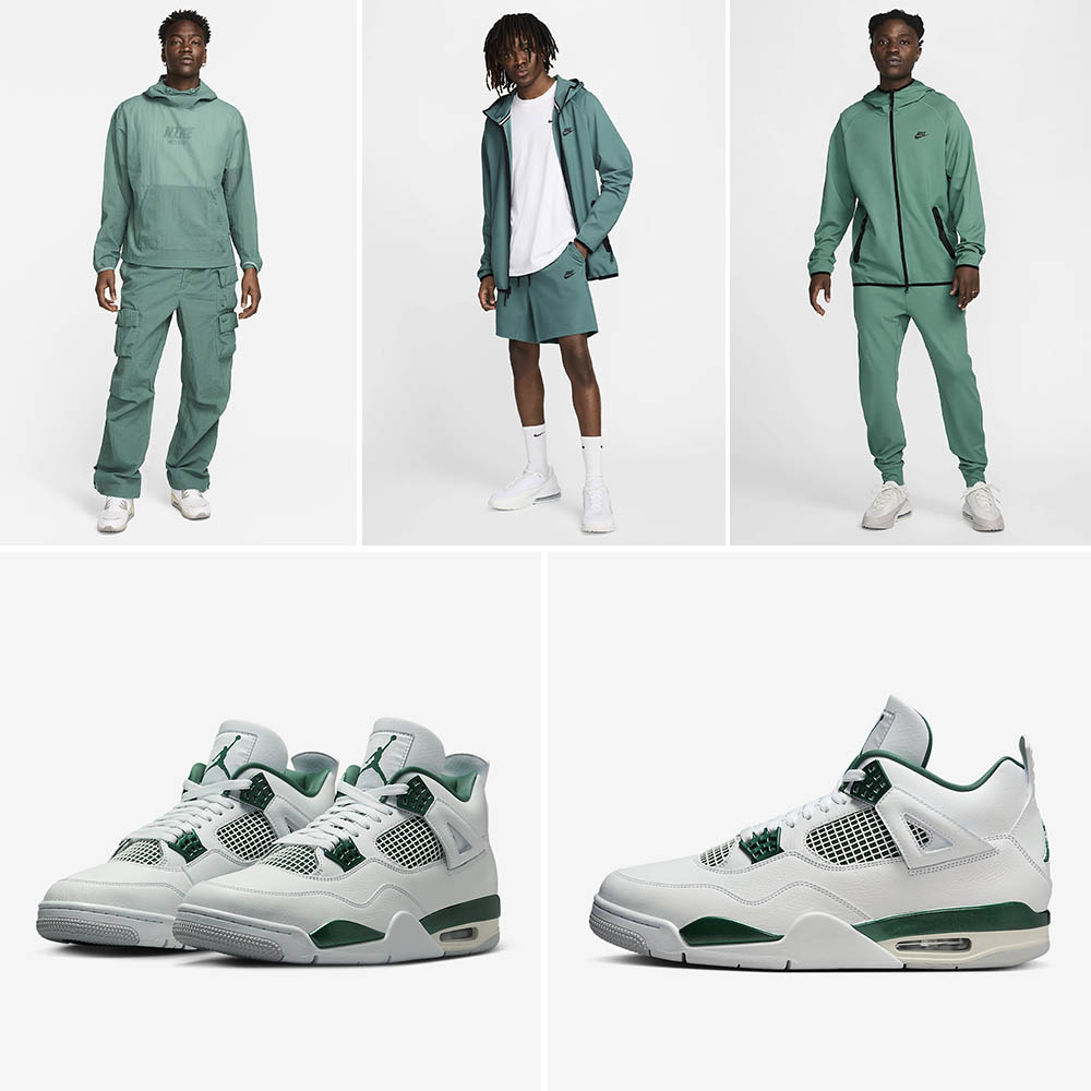 Air Jordan 4 Oxidized Green Outfits 1