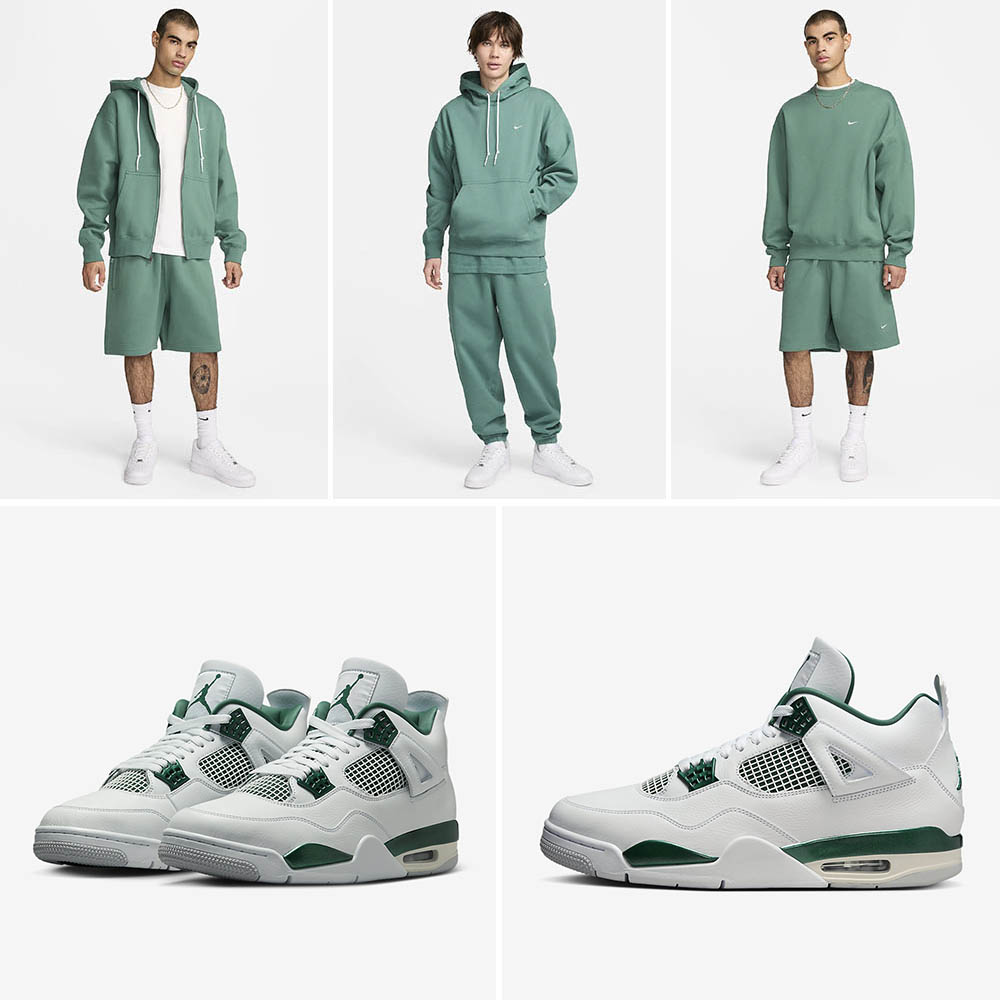 Air Jordan 4 Oxidized Green Outfits 2