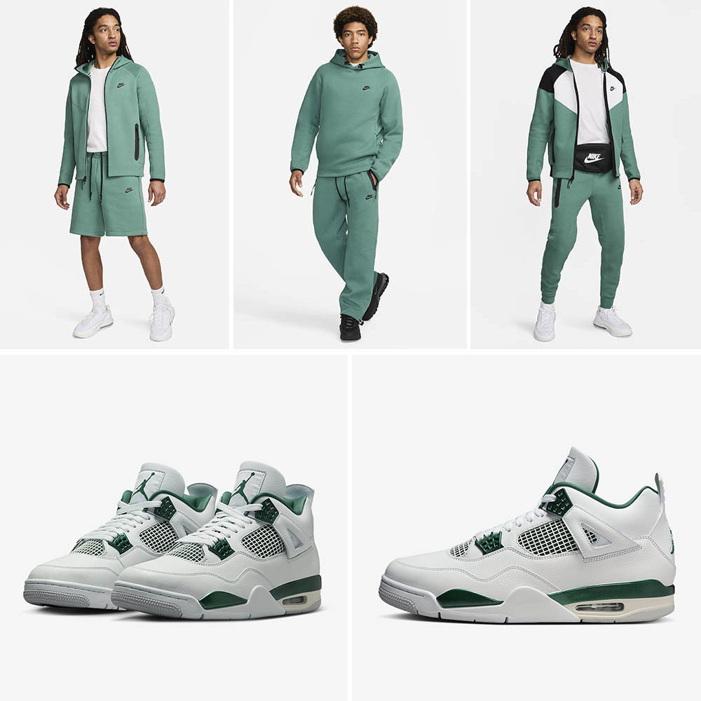 Air Jordan 4 Oxidized Green Outfits 4