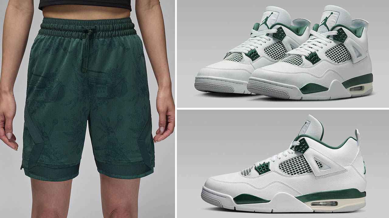 Air Jordan 4 Oxidized Green Shorts