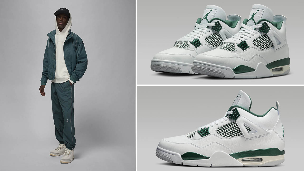 Air-Jordan-4-Oxidized-Green-Woven-Jacket-Pants-Outfit