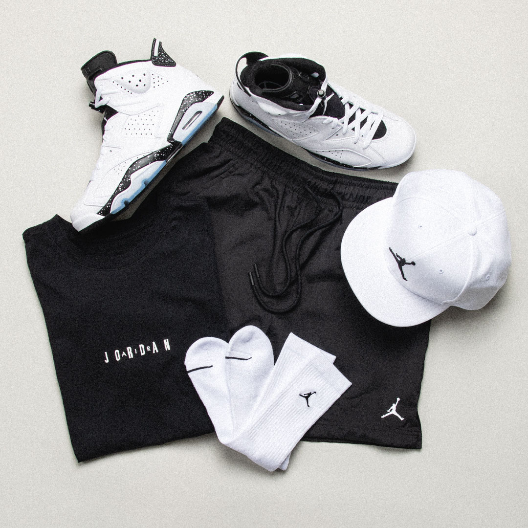Air Jordan 6 Reverse Oreo Shirt Hat Shorts Socks Outfit