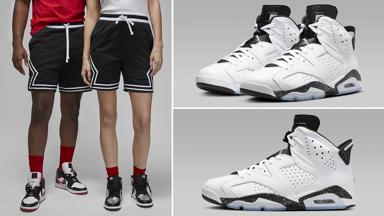 Air Jordan 6 Reverse Oreo Shorts to Match Shoes 5