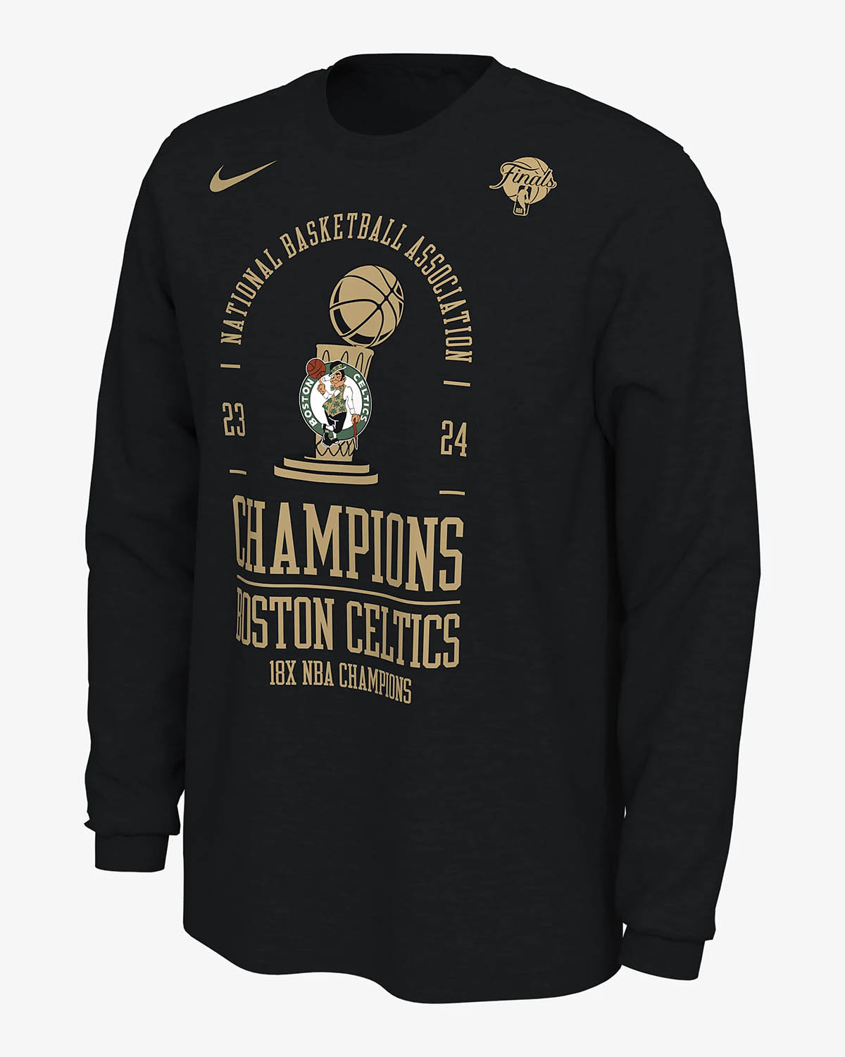 Boston Celtics 2024 NBA Finals Champions Locker Room Long Sleeve T Shirt