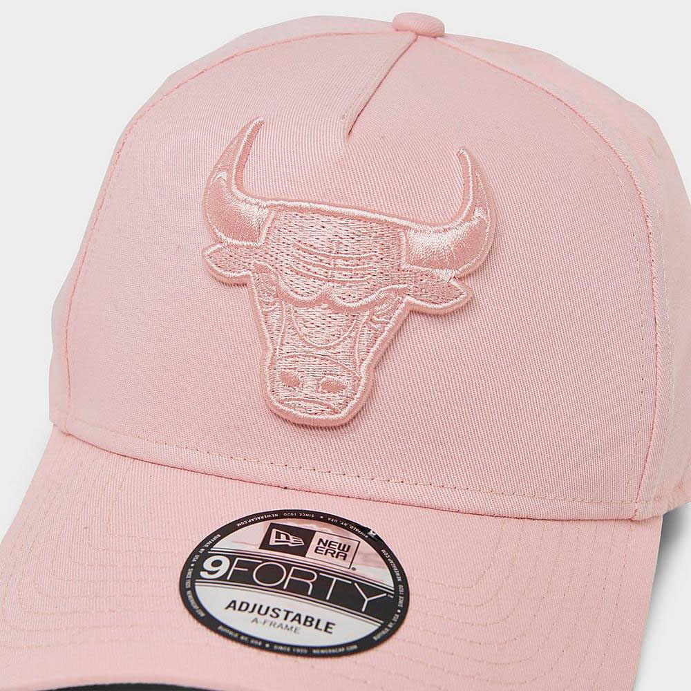 Chicago Bulls New Era Pink Snapback Hat 4