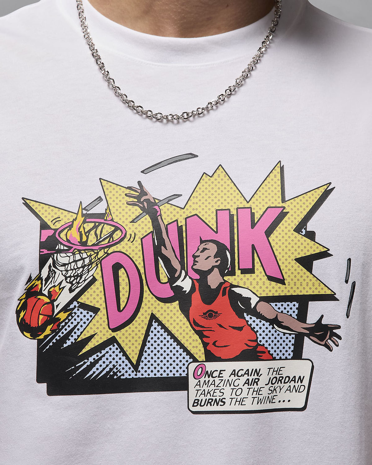 Jordan Dunk T Shirt White 2