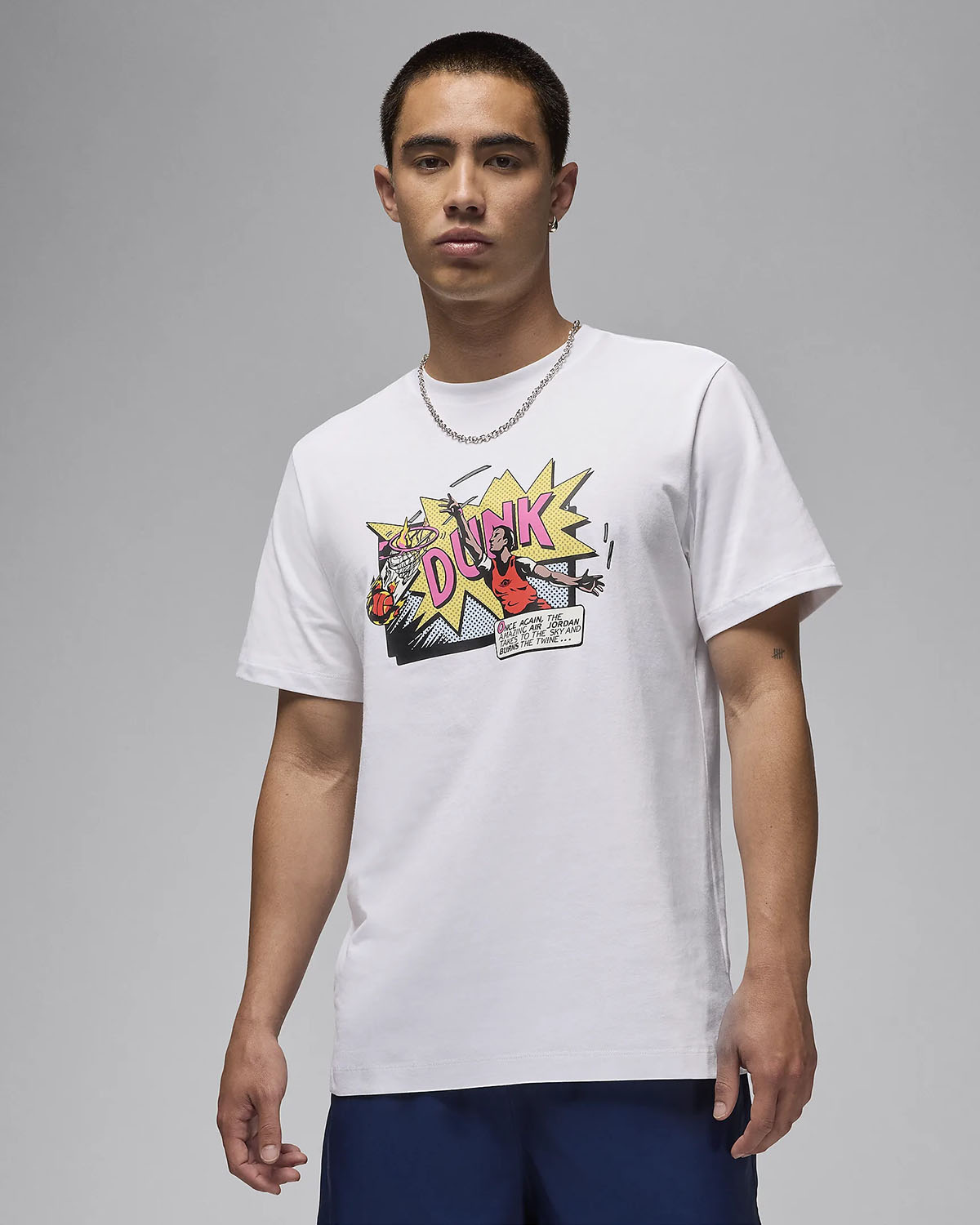 Jordan Dunk T Shirt White 3