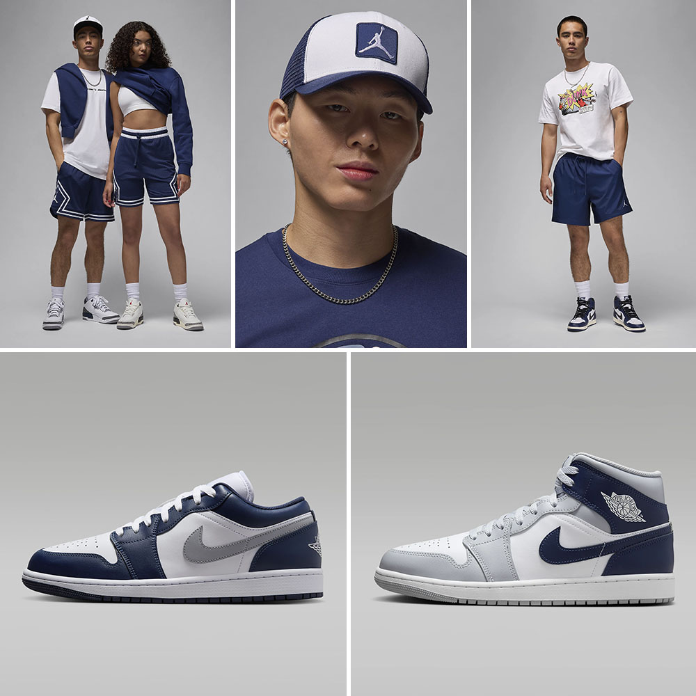 Jordan Midnight Navy Shoes Clothing Outfits
