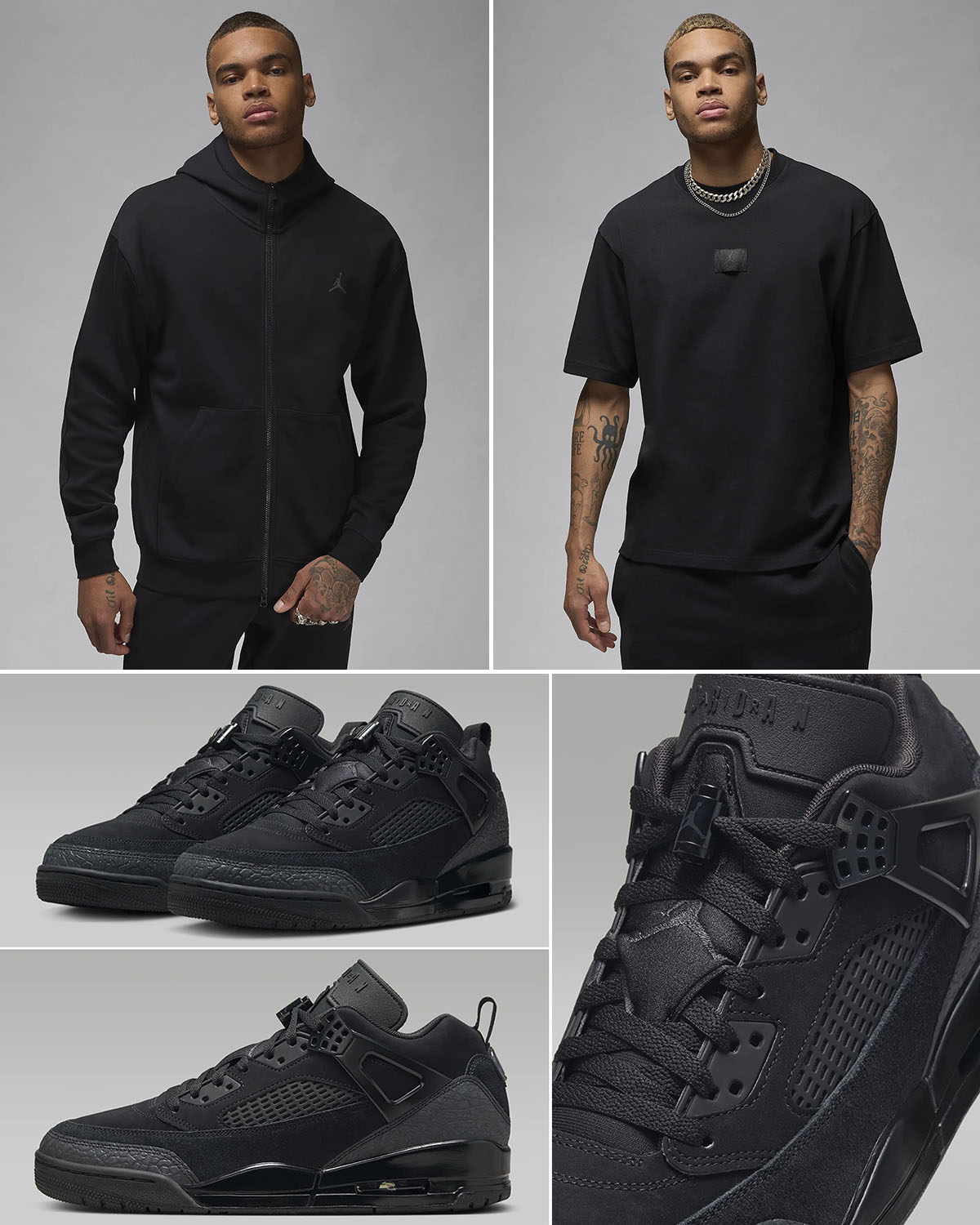 Jordan Spizike Low Black Cat Sneaker Outfits