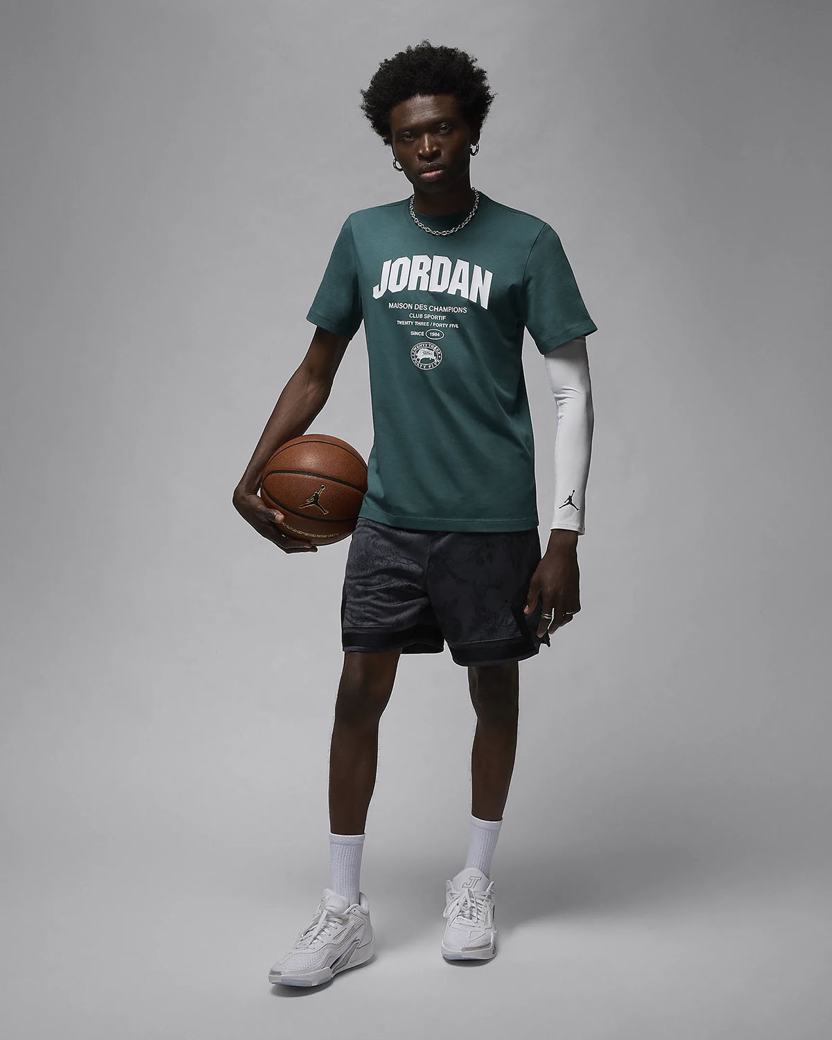 Jordan Sport Dri Fit T Shirt Oxidized Green