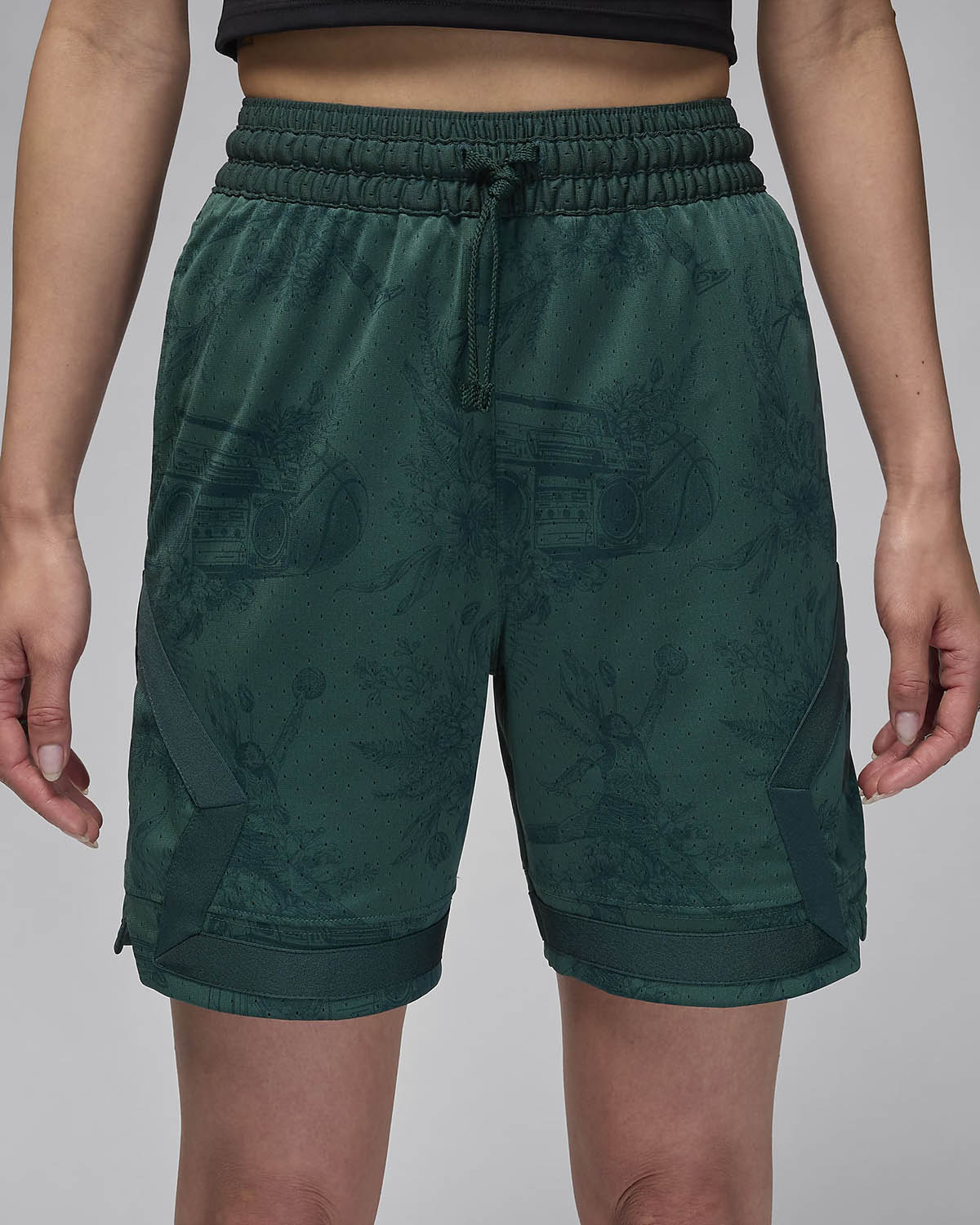 Jordan Sport Printed Diamond Shorts Oxidized Green 2