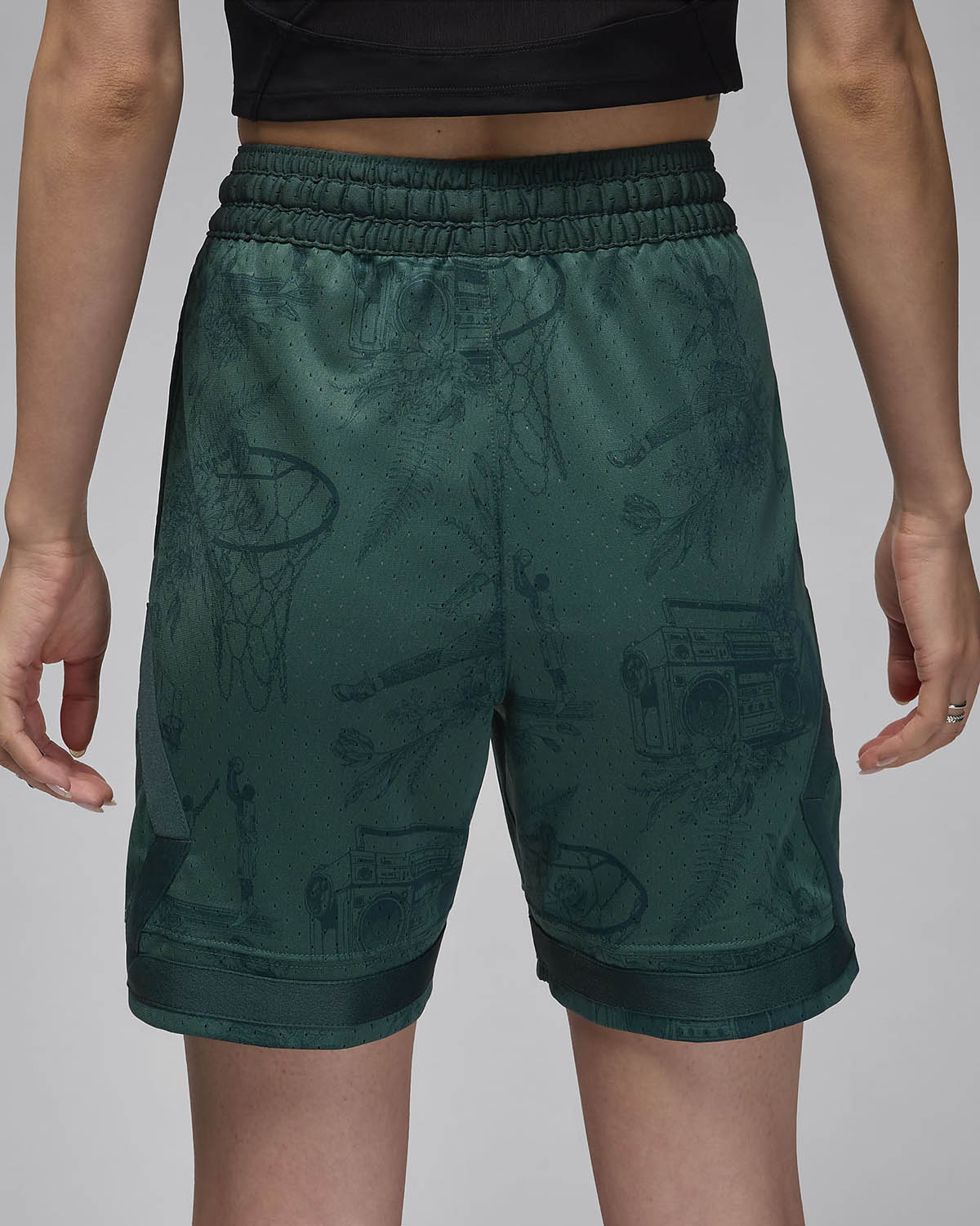 Jordan Sport Printed Diamond Shorts Oxidized Green 3