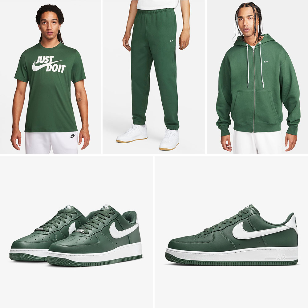 Nike Air Force 1 Low Fir Green Outfits