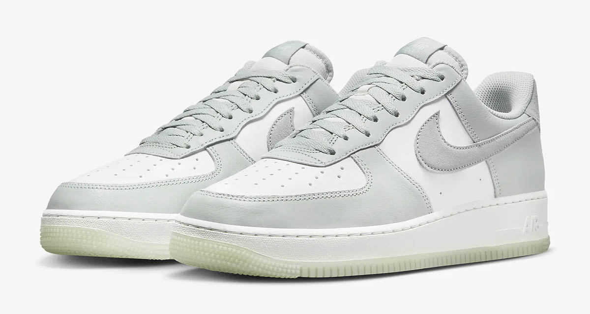 Nike Air Force 1 Low Light Silver Summit White Light Pumice 1