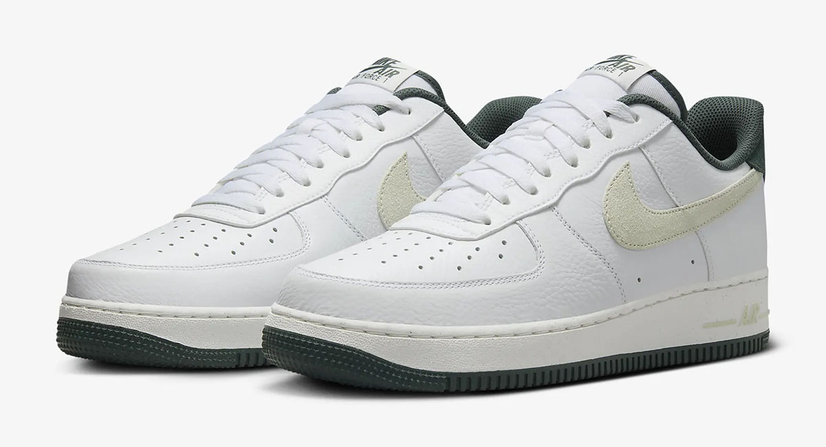 Nike Air Force 1 Low White Vintage Green 1