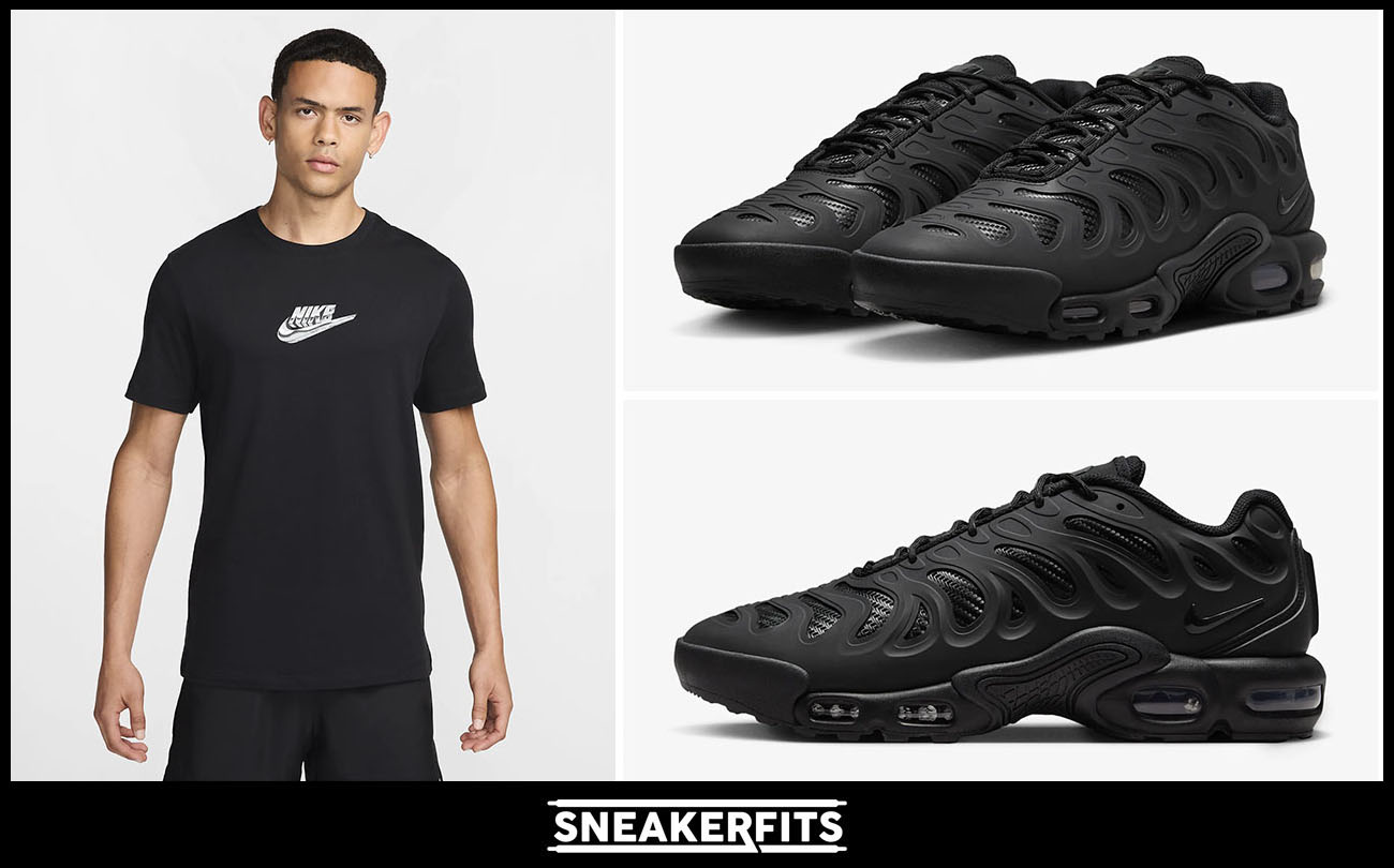 Nike Air Max Plus Drift Black Anthracite Sneaker Outfits