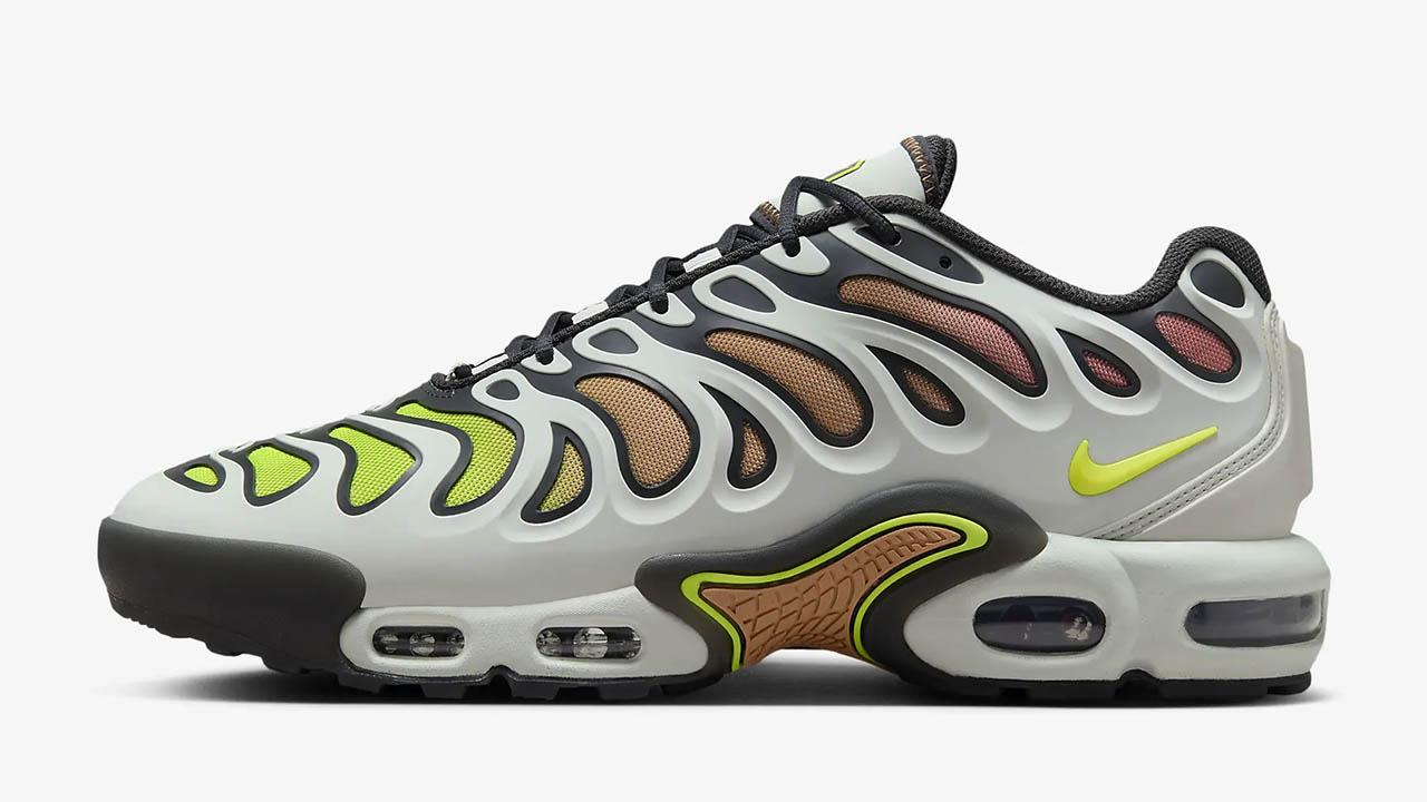 Nike Air Max Plus Drift Light Silver Amber Brown Volt Release Date