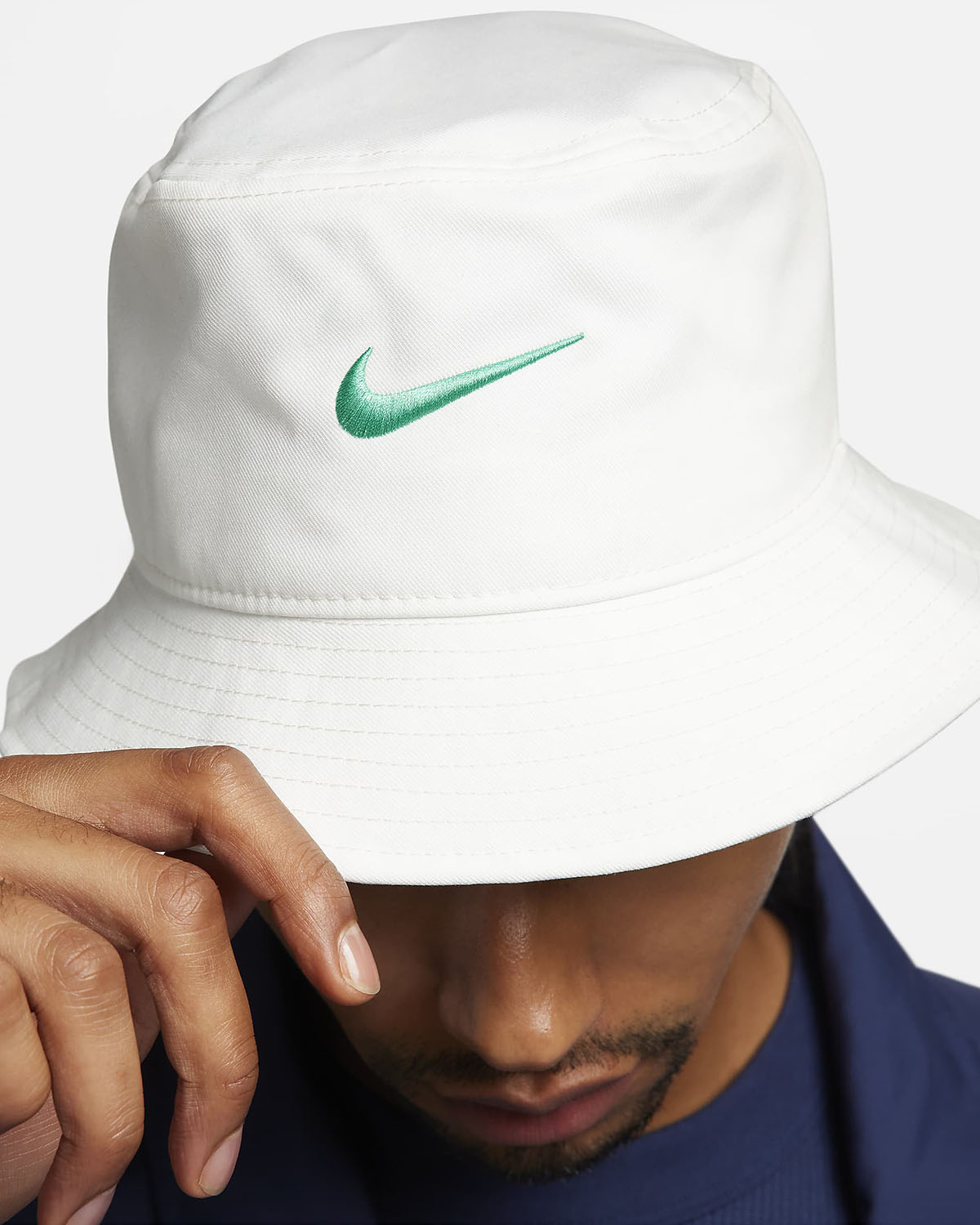 Nike Apex Swoosh Bucket hat Summit White Stadium Green