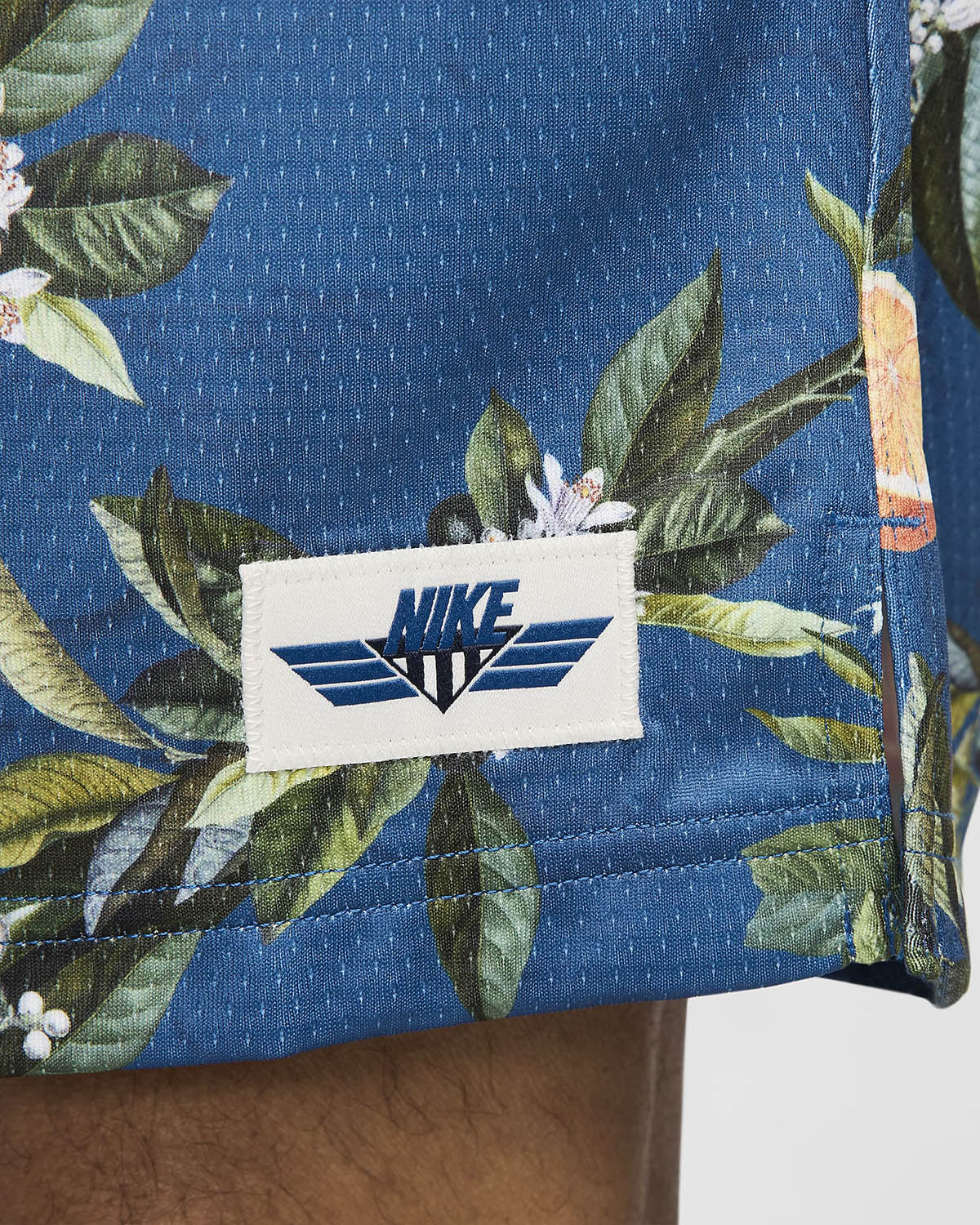 Nike Club Mesh Flow Tropical Shorts Court Blue 5