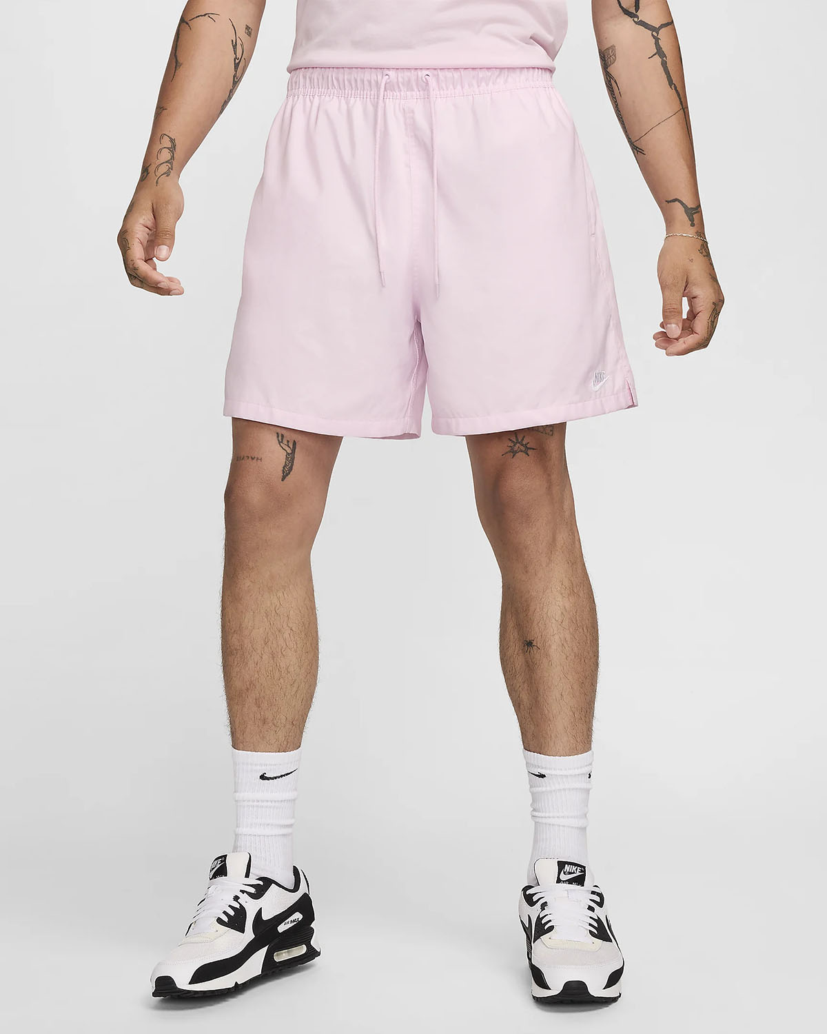 Nike Club Woven Flow Shorts Pink Foam
